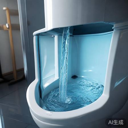 智能马桶自动放水演示