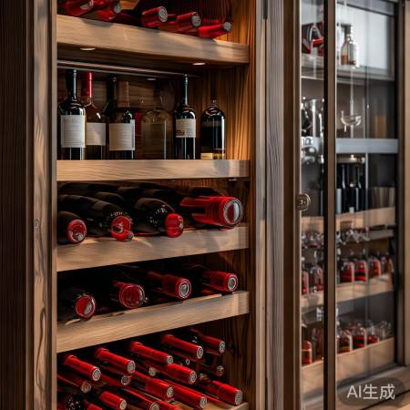 家装斜放红酒柜，独特风格鉴赏