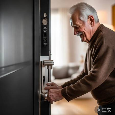 指纹锁，出门无需钥匙