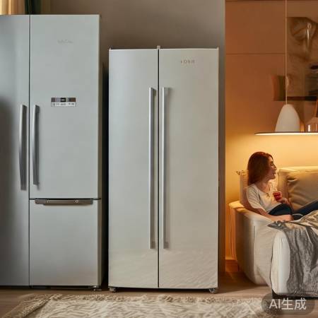 海尔统帅双门冰箱：节能环保，智能生活新选择