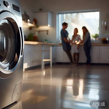 “低噪音洗衣机,安静生活必备”
