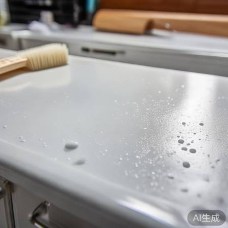 消毒后橱柜焕然一新