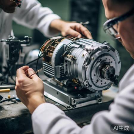 检查电机,听异常响动