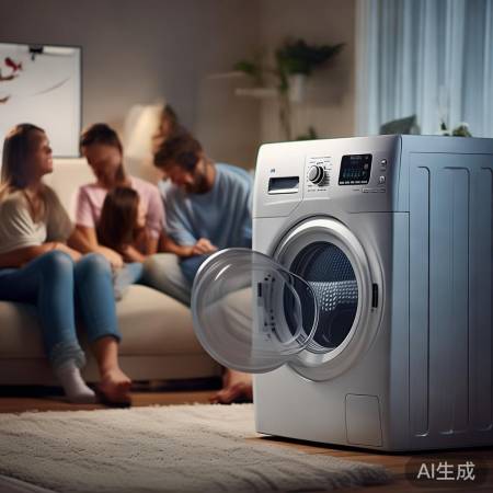 “小天鹅洗衣机，静音追剧神器”