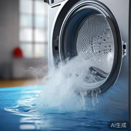 洗衣机吸水测试,观察水量判断密