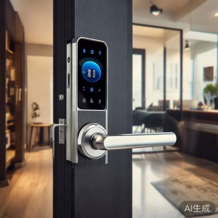 钦北木门指纹锁：居家安全首选，智能锁具新体验