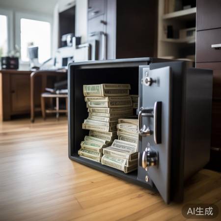 分散存放,保险柜保存