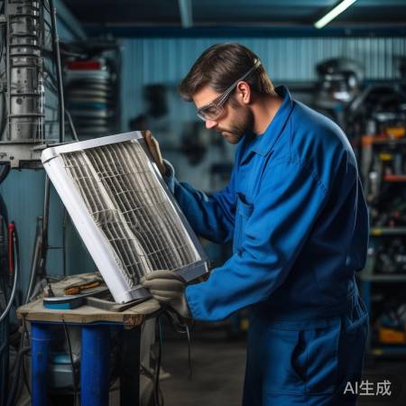 清理空调滤网和散热片