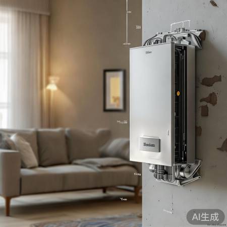 贺兰壁挂炉安装注意打孔尺寸