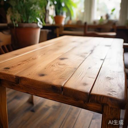 厨房消毒柜旁，打造实用小桌子设计