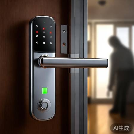 智能锁多重防护,电池耐用