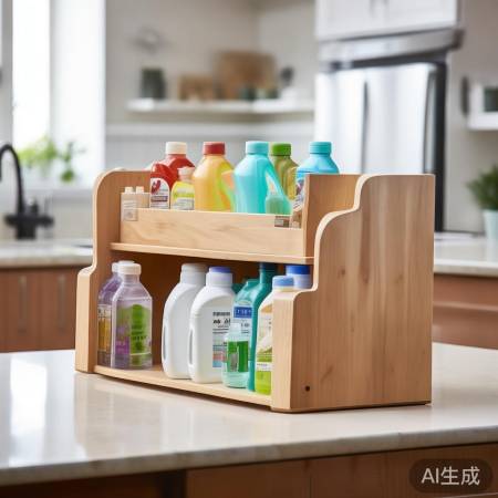 洗衣机轨道置物架：实用收纳新选择