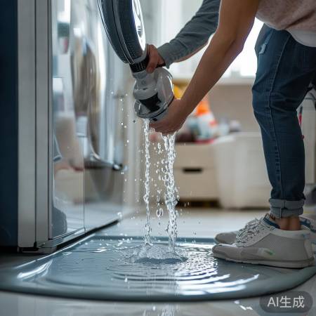 洗衣机排水,避免水帘洞尴尬