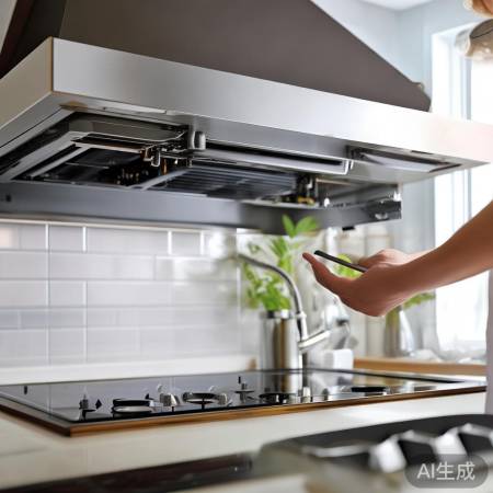 油烟机清洁保吸力