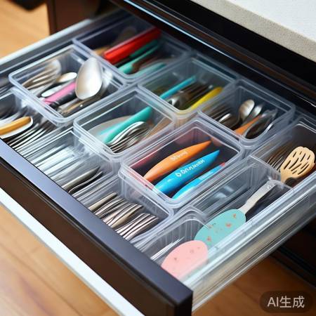 厨房抽屉收纳，整洁有序