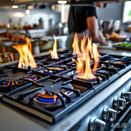 燃气灶高效省时