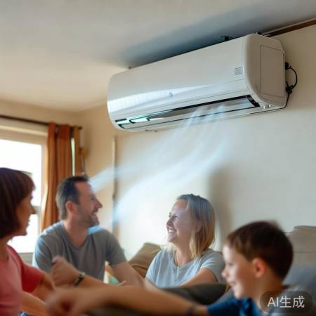 空调安装完毕,调试确认。