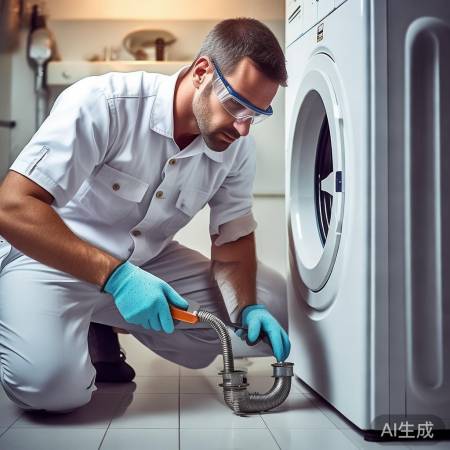 取排水管，小心剪断