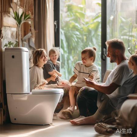 智能马桶泡沫盾，便捷洁净生活