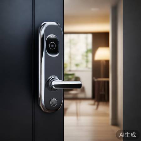智能锁连接智能家居，科幻体验