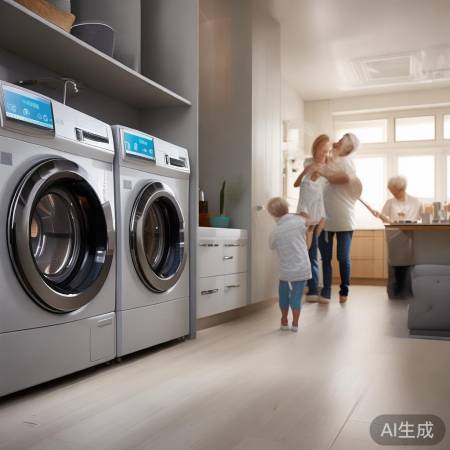 三沙洗衣机操作简便，触控智能。