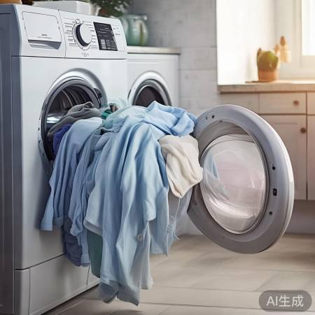 避免洗衣机过载，防止堵塞