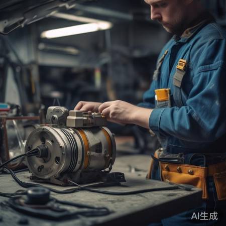 检查电机，专业人员处理