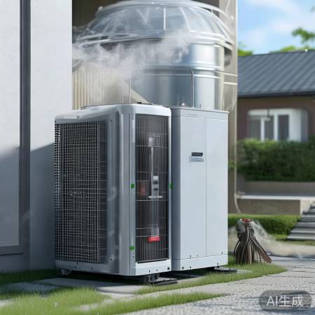 生能空气能17千瓦家用热水机，节能环保热水解决方案