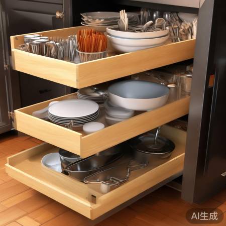 三层收纳，大小适中