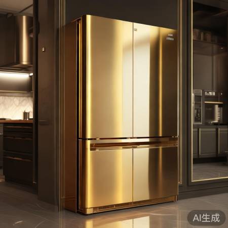 日立冰箱690金色：奢华生活新选择