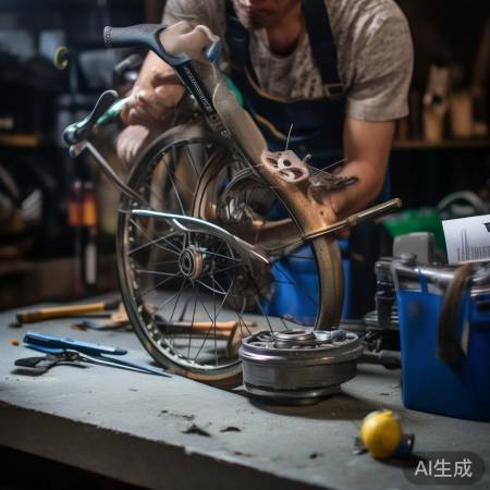 更换轴承，工具简单。