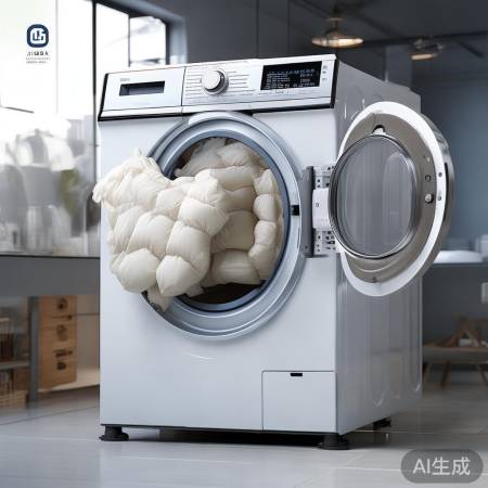 海尔洗衣机深层清洁羽绒服