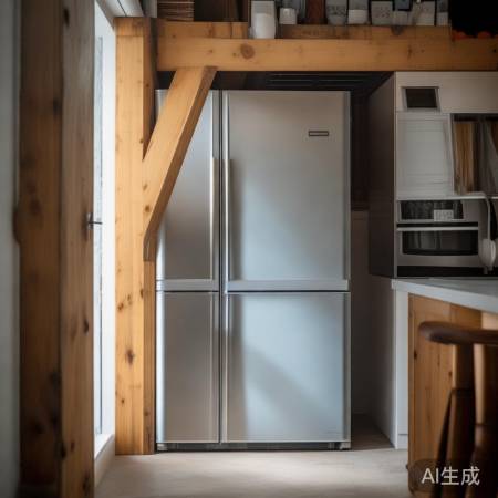 冰箱适合放置在横梁下方吗？