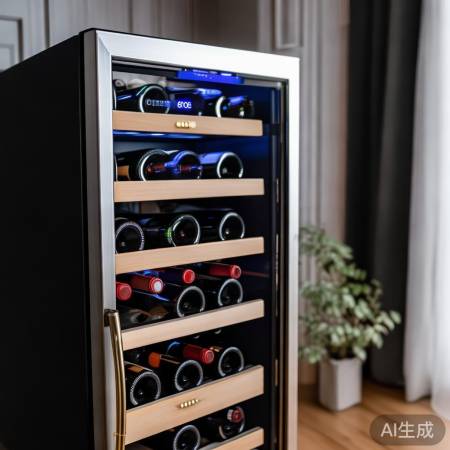 酒柜湿度宜50-70，调湿功能