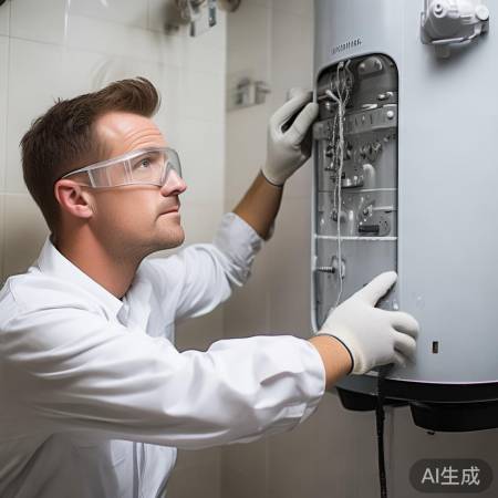 检查热水器固定，消除滴响声