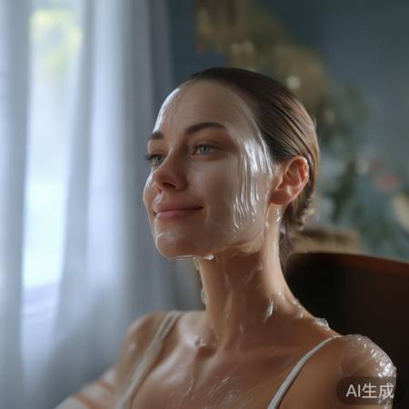 面膜紧贴肌肤15-20分钟