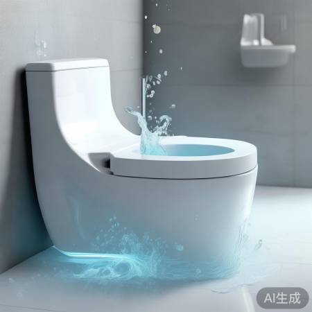 女娃体验智能马桶：舒适与便捷并存