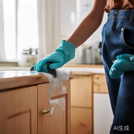 清洁门面，去除污渍油垢