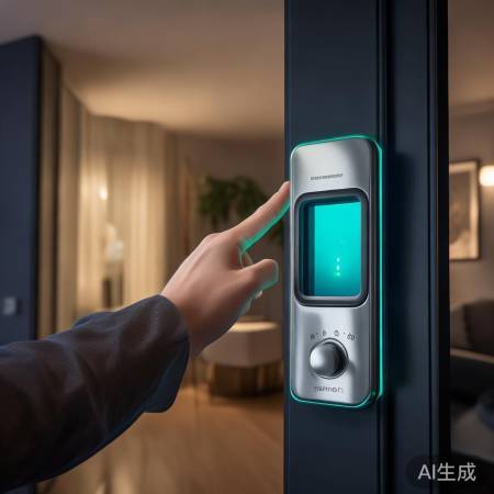 智能生活新选择：半自动推拉指纹锁，安全便捷一步到位