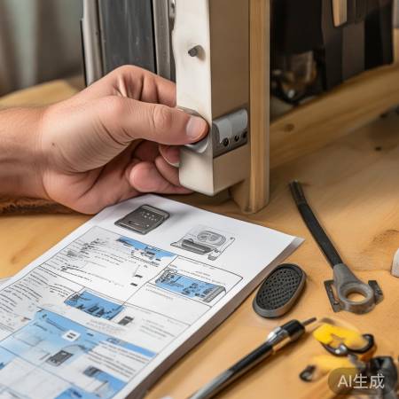 半自动指纹锁，轻松DIY安装