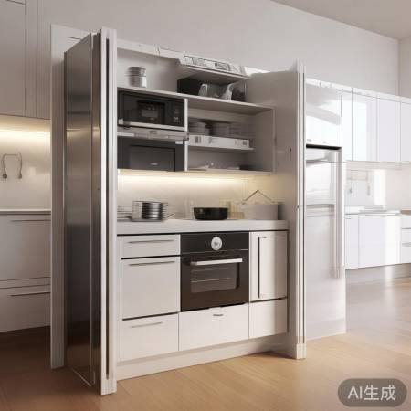 厨房集成化，清洁环保省空间