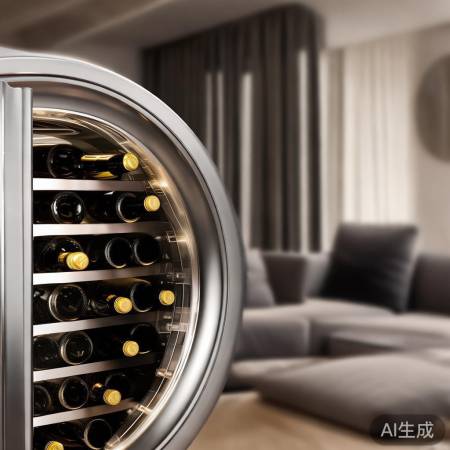 圆形个性红酒柜：时尚家居必备佳品