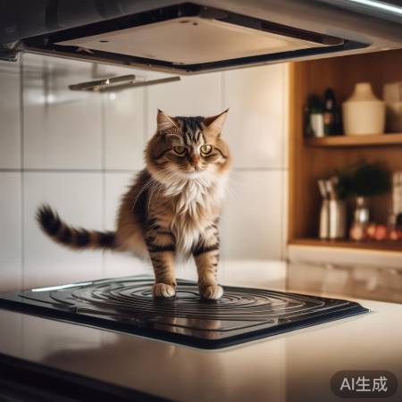 猫爬集成灶,笑点来了