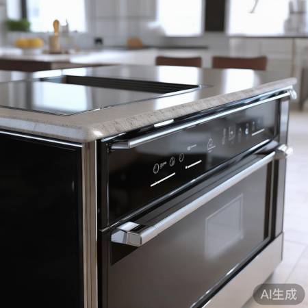 集成灶升级，时尚带触摸屏