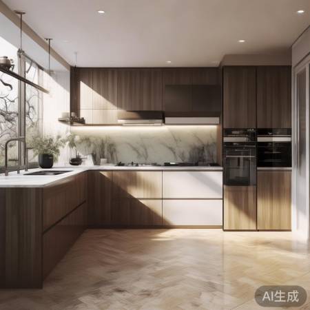 集成灶炉盘下沉式设计：厨房空间新主张