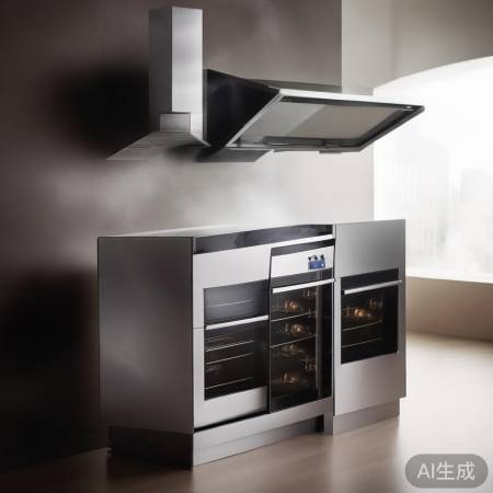 集成灶更紧凑，操作方便，油烟排