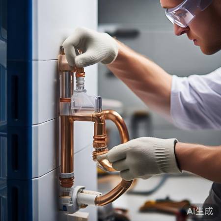 安装水管,密封防漏