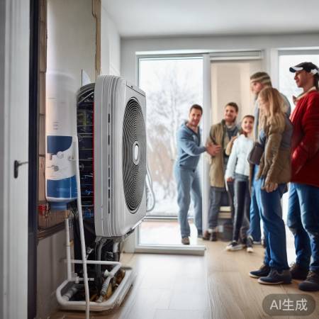 空气能热泵供暖,节能省电费