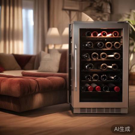 红酒柜斜角尺寸图详解：选购指南与尺寸对比