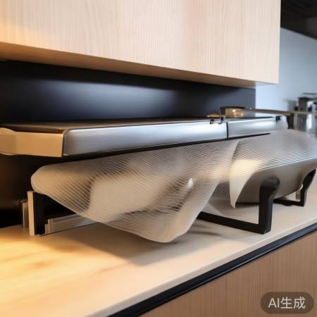 厨房防油防滑，安全整洁